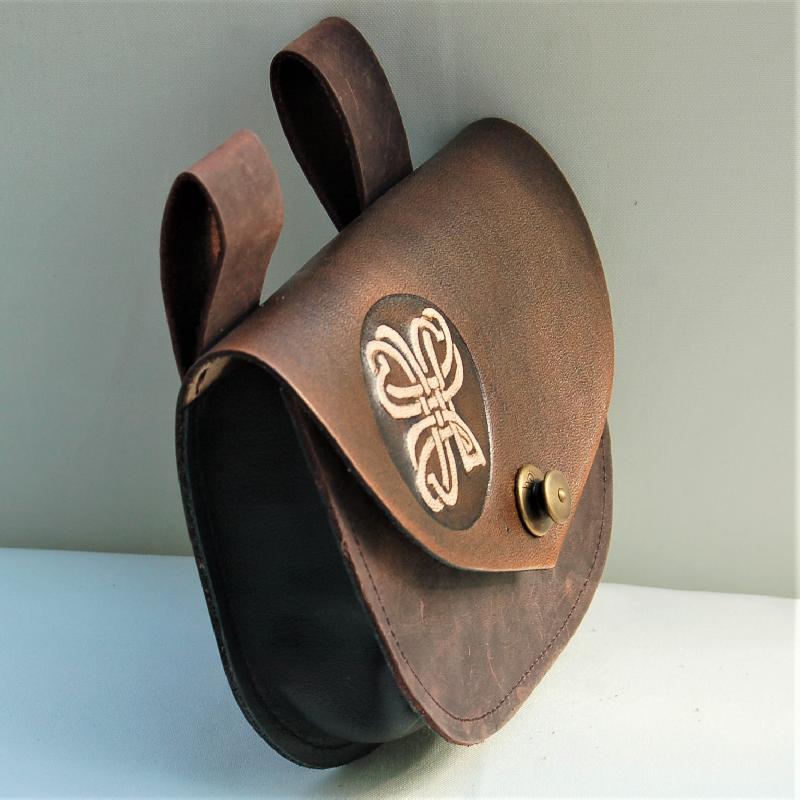 Celtic Leather Craft Belt Bag Shamrock No.2 Belt Bag