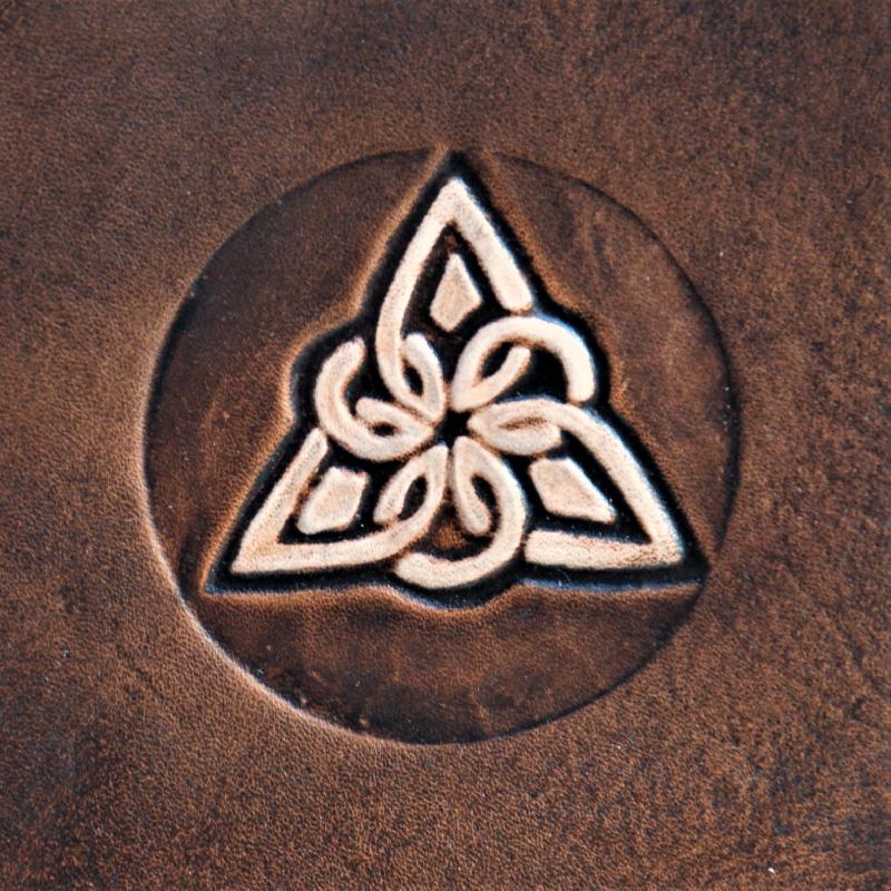 Celtic Leather Craft Book Cover A5 Triangle Knot Book Cover
