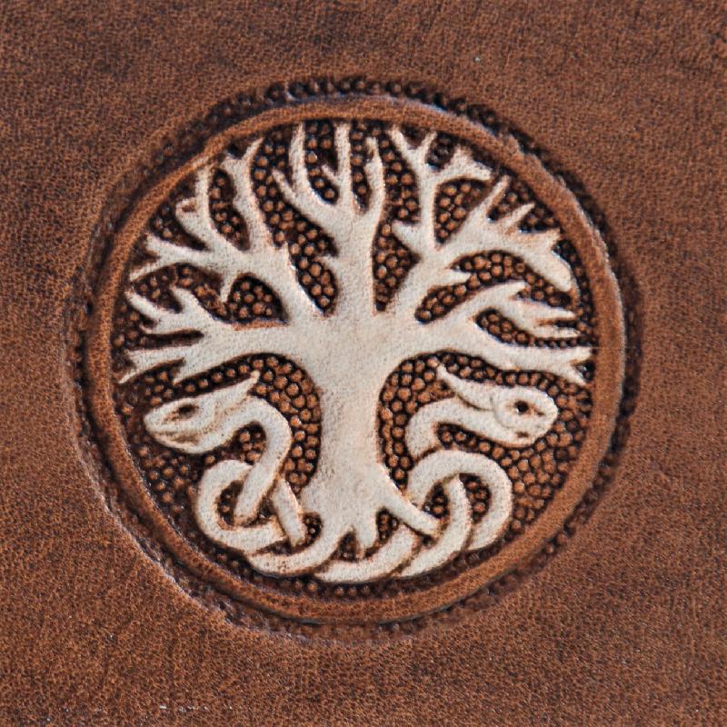 Celtic Leather Craft Book Cover A5 Yggdrasil Book Cover