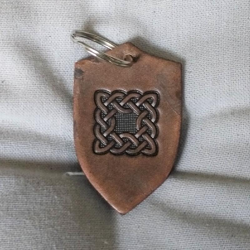 Celtic Leather Craft Key Chain Celtic Knot Key Chain